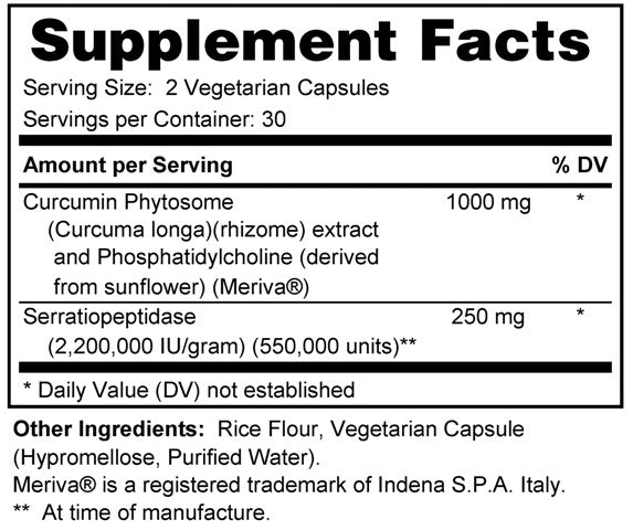 Curcumin Serratiopeptidase