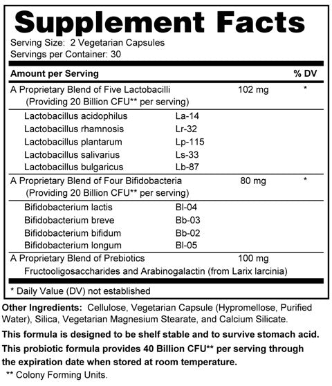 Probiotic 40 B