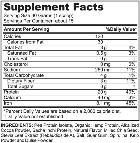Vegan Protein Powder Chocolate