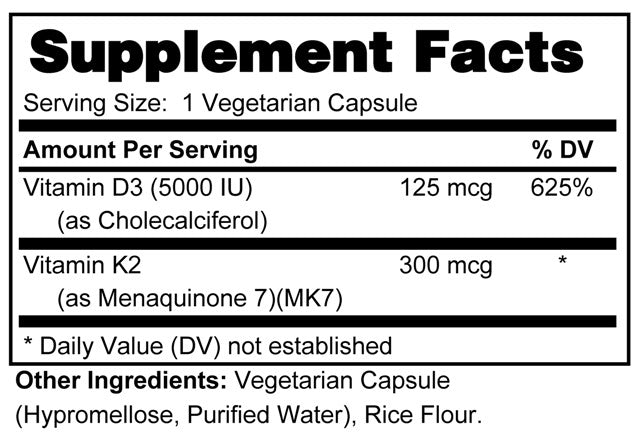 Vitamin D3, K2